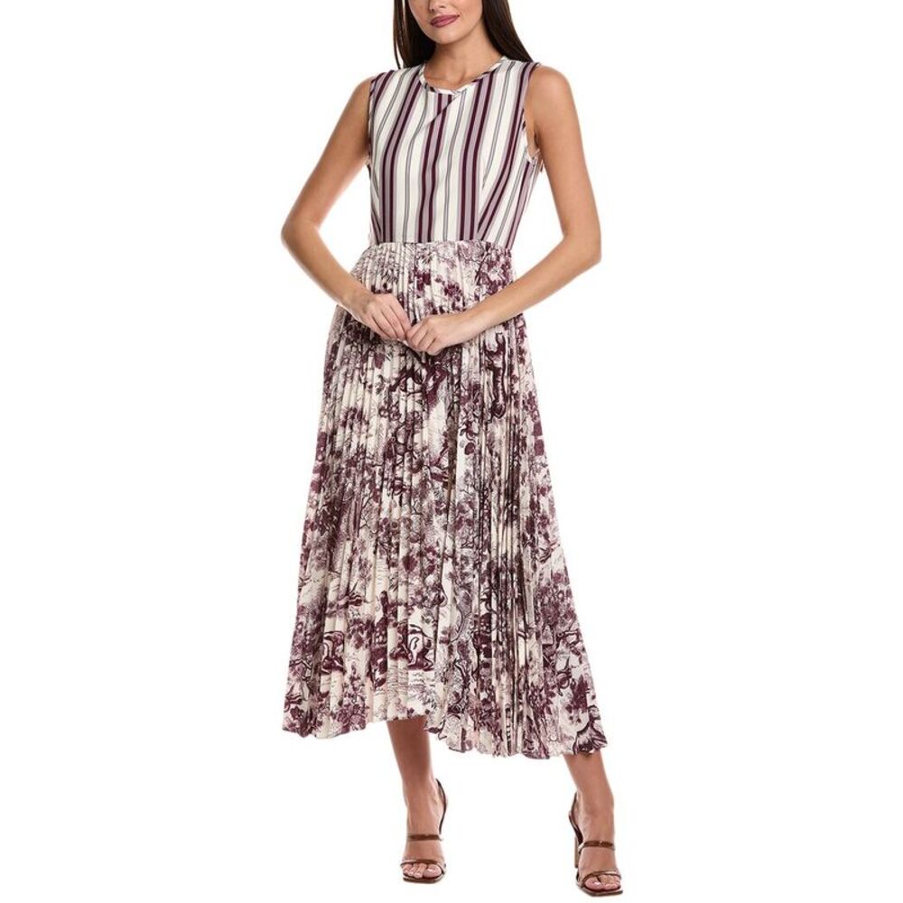 Beulah Womens  Midi Dress, Purple